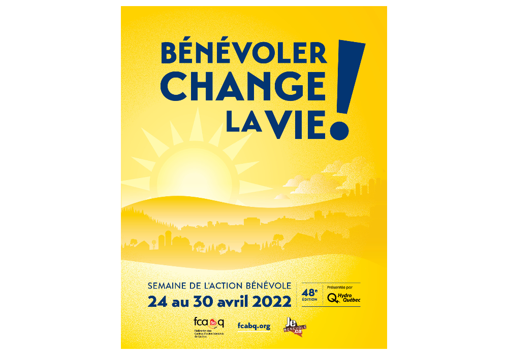 Bénévoler change la vie! 